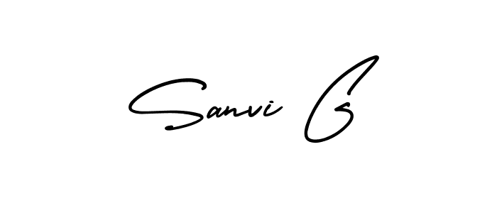 Make a beautiful signature design for name Sanvi G. Use this online signature maker to create a handwritten signature for free. Sanvi G signature style 3 images and pictures png