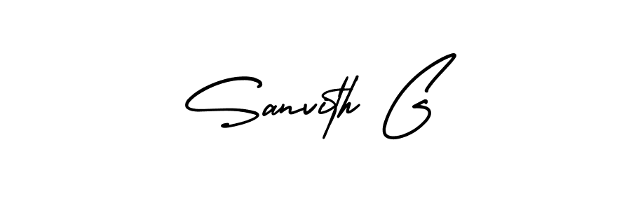 Once you've used our free online signature maker to create your best signature AmerikaSignatureDemo-Regular style, it's time to enjoy all of the benefits that Sanvith G name signing documents. Sanvith G signature style 3 images and pictures png