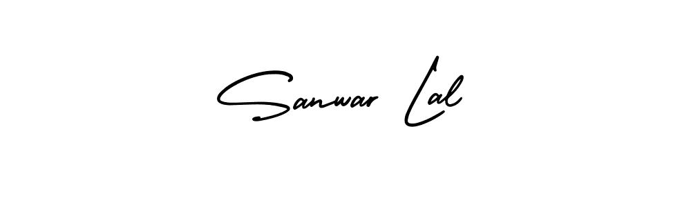 Use a signature maker to create a handwritten signature online. With this signature software, you can design (AmerikaSignatureDemo-Regular) your own signature for name Sanwar Lal. Sanwar Lal signature style 3 images and pictures png