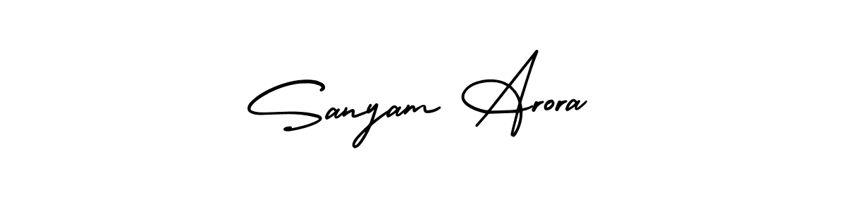 Similarly AmerikaSignatureDemo-Regular is the best handwritten signature design. Signature creator online .You can use it as an online autograph creator for name Sanyam Arora. Sanyam Arora signature style 3 images and pictures png