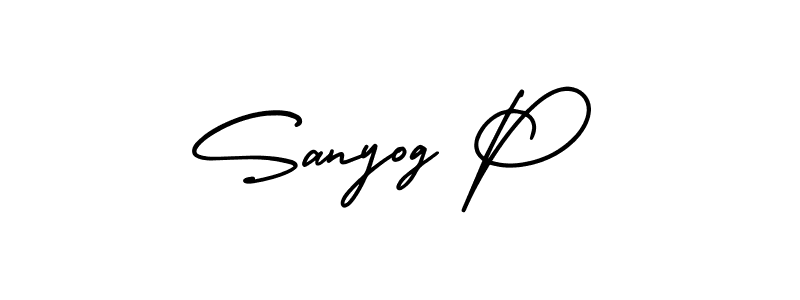 Once you've used our free online signature maker to create your best signature AmerikaSignatureDemo-Regular style, it's time to enjoy all of the benefits that Sanyog P name signing documents. Sanyog P signature style 3 images and pictures png