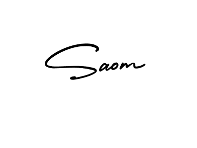 Make a beautiful signature design for name Saom. Use this online signature maker to create a handwritten signature for free. Saom signature style 3 images and pictures png