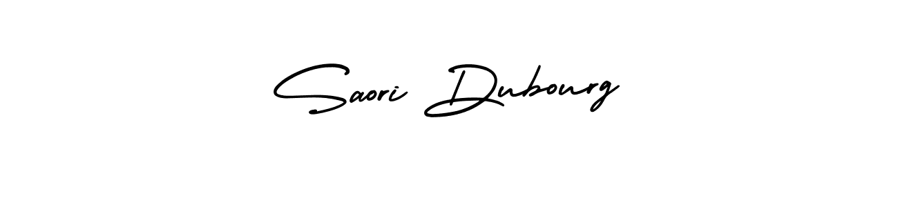 The best way (AmerikaSignatureDemo-Regular) to make a short signature is to pick only two or three words in your name. The name Saori Dubourg include a total of six letters. For converting this name. Saori Dubourg signature style 3 images and pictures png