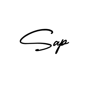 The best way (AmerikaSignatureDemo-Regular) to make a short signature is to pick only two or three words in your name. The name Sap include a total of six letters. For converting this name. Sap signature style 3 images and pictures png