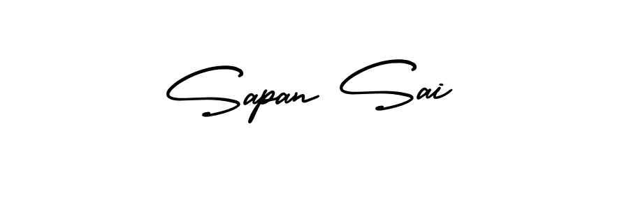 It looks lik you need a new signature style for name Sapan Sai. Design unique handwritten (AmerikaSignatureDemo-Regular) signature with our free signature maker in just a few clicks. Sapan Sai signature style 3 images and pictures png