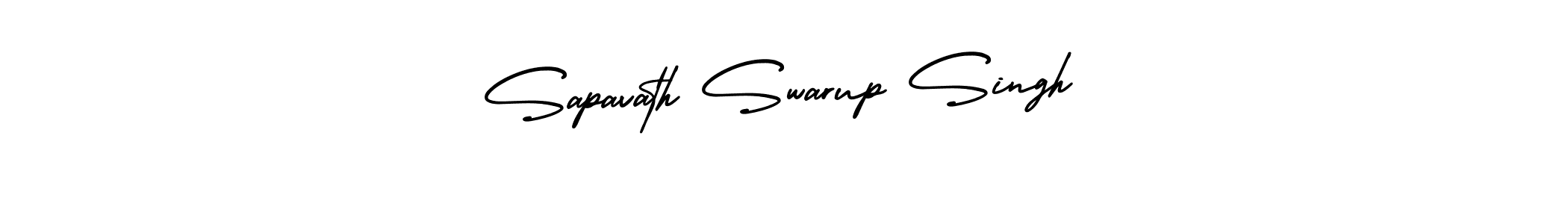 Design your own signature with our free online signature maker. With this signature software, you can create a handwritten (AmerikaSignatureDemo-Regular) signature for name Sapavath Swarup Singh. Sapavath Swarup Singh signature style 3 images and pictures png