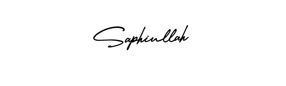 It looks lik you need a new signature style for name Saphiullah. Design unique handwritten (AmerikaSignatureDemo-Regular) signature with our free signature maker in just a few clicks. Saphiullah signature style 3 images and pictures png