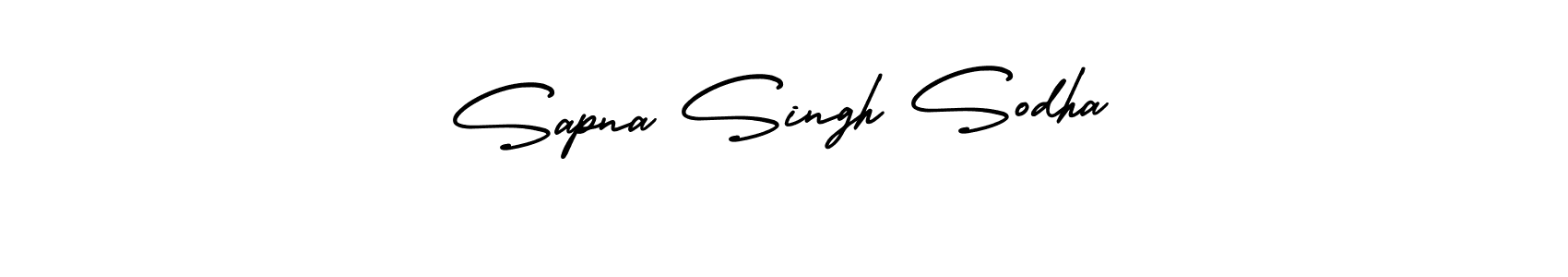 if you are searching for the best signature style for your name Sapna Singh Sodha. so please give up your signature search. here we have designed multiple signature styles  using AmerikaSignatureDemo-Regular. Sapna Singh Sodha signature style 3 images and pictures png