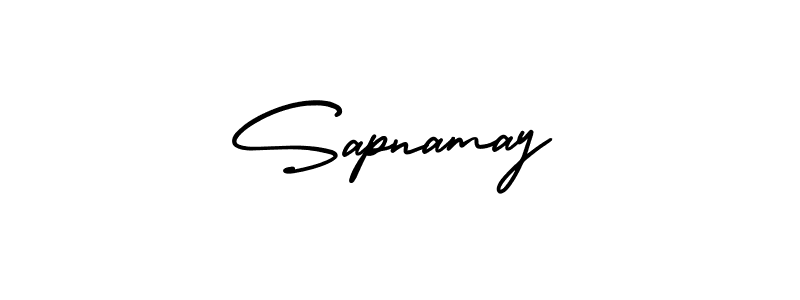 You can use this online signature creator to create a handwritten signature for the name Sapnamay. This is the best online autograph maker. Sapnamay signature style 3 images and pictures png