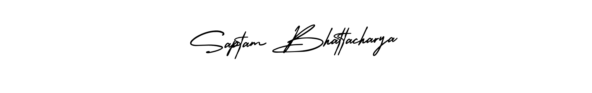 Similarly AmerikaSignatureDemo-Regular is the best handwritten signature design. Signature creator online .You can use it as an online autograph creator for name Saptam Bhattacharya. Saptam Bhattacharya signature style 3 images and pictures png