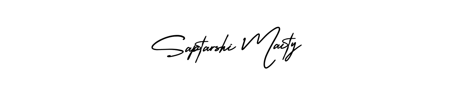 Design your own signature with our free online signature maker. With this signature software, you can create a handwritten (AmerikaSignatureDemo-Regular) signature for name Saptarshi Maity. Saptarshi Maity signature style 3 images and pictures png