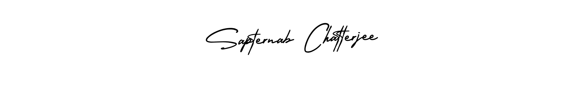 How to make Sapternab Chatterjee name signature. Use AmerikaSignatureDemo-Regular style for creating short signs online. This is the latest handwritten sign. Sapternab Chatterjee signature style 3 images and pictures png