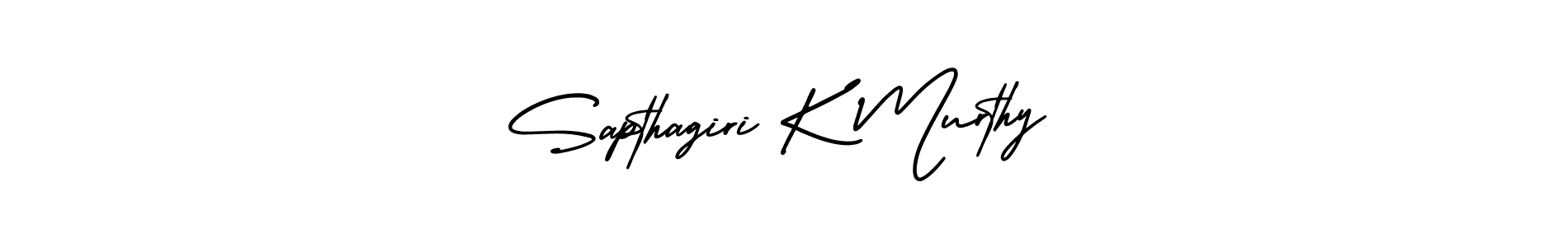 Make a short Sapthagiri K Murthy signature style. Manage your documents anywhere anytime using AmerikaSignatureDemo-Regular. Create and add eSignatures, submit forms, share and send files easily. Sapthagiri K Murthy signature style 3 images and pictures png