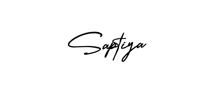 This is the best signature style for the Saptiya name. Also you like these signature font (AmerikaSignatureDemo-Regular). Mix name signature. Saptiya signature style 3 images and pictures png