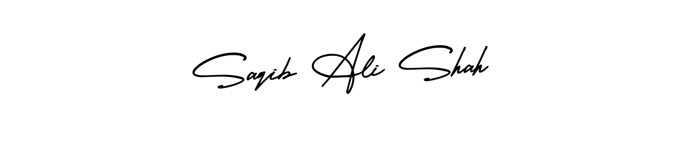 It looks lik you need a new signature style for name Saqib Ali Shah. Design unique handwritten (AmerikaSignatureDemo-Regular) signature with our free signature maker in just a few clicks. Saqib Ali Shah signature style 3 images and pictures png