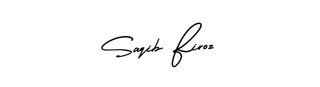 AmerikaSignatureDemo-Regular is a professional signature style that is perfect for those who want to add a touch of class to their signature. It is also a great choice for those who want to make their signature more unique. Get Saqib Firoz name to fancy signature for free. Saqib Firoz signature style 3 images and pictures png