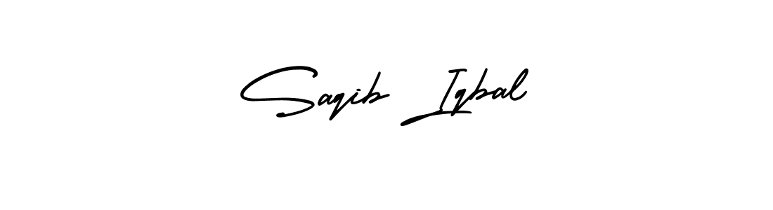 if you are searching for the best signature style for your name Saqib Iqbal. so please give up your signature search. here we have designed multiple signature styles  using AmerikaSignatureDemo-Regular. Saqib Iqbal signature style 3 images and pictures png