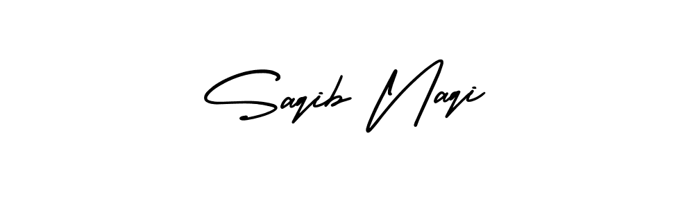AmerikaSignatureDemo-Regular is a professional signature style that is perfect for those who want to add a touch of class to their signature. It is also a great choice for those who want to make their signature more unique. Get Saqib Naqi name to fancy signature for free. Saqib Naqi signature style 3 images and pictures png