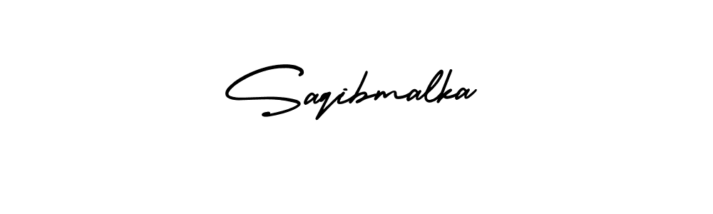 Saqibmalka stylish signature style. Best Handwritten Sign (AmerikaSignatureDemo-Regular) for my name. Handwritten Signature Collection Ideas for my name Saqibmalka. Saqibmalka signature style 3 images and pictures png