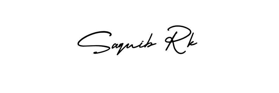 Design your own signature with our free online signature maker. With this signature software, you can create a handwritten (AmerikaSignatureDemo-Regular) signature for name Saquib Rk. Saquib Rk signature style 3 images and pictures png