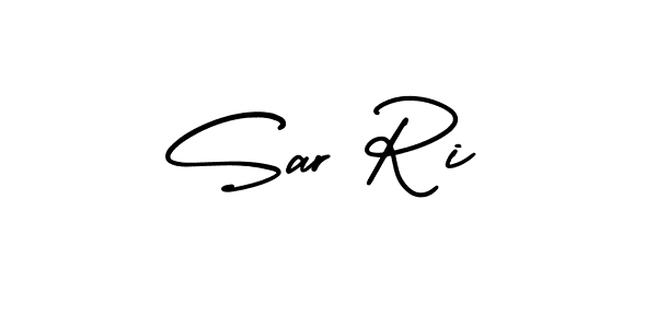 Best and Professional Signature Style for Sar Ri. AmerikaSignatureDemo-Regular Best Signature Style Collection. Sar Ri signature style 3 images and pictures png