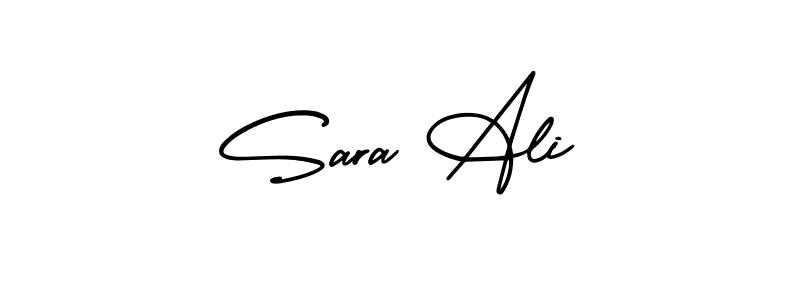 Design your own signature with our free online signature maker. With this signature software, you can create a handwritten (AmerikaSignatureDemo-Regular) signature for name Sara Ali. Sara Ali signature style 3 images and pictures png