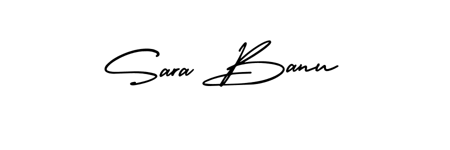 The best way (AmerikaSignatureDemo-Regular) to make a short signature is to pick only two or three words in your name. The name Sara Banu include a total of six letters. For converting this name. Sara Banu signature style 3 images and pictures png