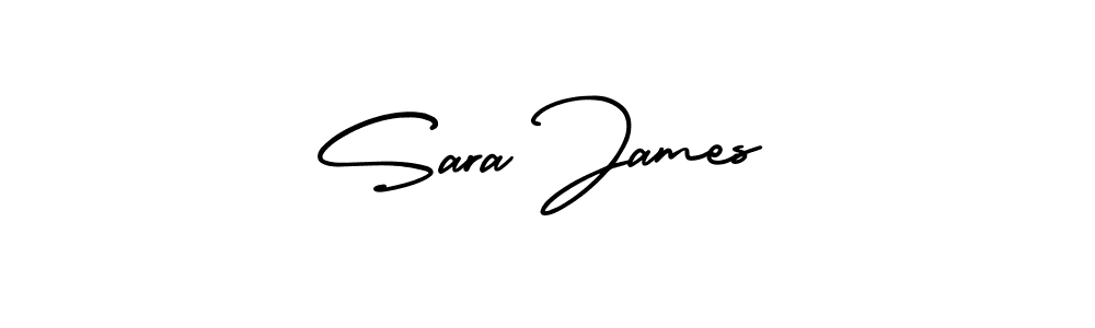 The best way (AmerikaSignatureDemo-Regular) to make a short signature is to pick only two or three words in your name. The name Sara James include a total of six letters. For converting this name. Sara James signature style 3 images and pictures png