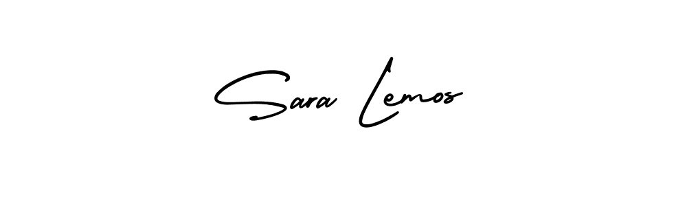 Best and Professional Signature Style for Sara Lemos. AmerikaSignatureDemo-Regular Best Signature Style Collection. Sara Lemos signature style 3 images and pictures png