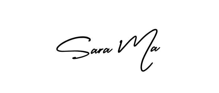 Similarly AmerikaSignatureDemo-Regular is the best handwritten signature design. Signature creator online .You can use it as an online autograph creator for name Sara Ma. Sara Ma signature style 3 images and pictures png