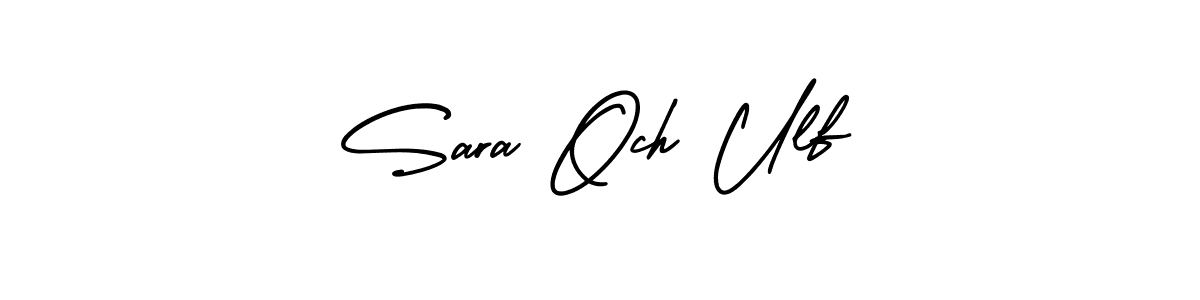 Check out images of Autograph of Sara Och Ulf name. Actor Sara Och Ulf Signature Style. AmerikaSignatureDemo-Regular is a professional sign style online. Sara Och Ulf signature style 3 images and pictures png