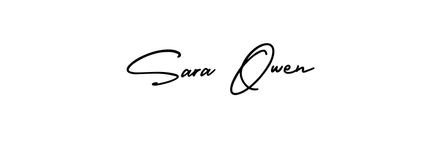 Make a beautiful signature design for name Sara Owen. With this signature (AmerikaSignatureDemo-Regular) style, you can create a handwritten signature for free. Sara Owen signature style 3 images and pictures png