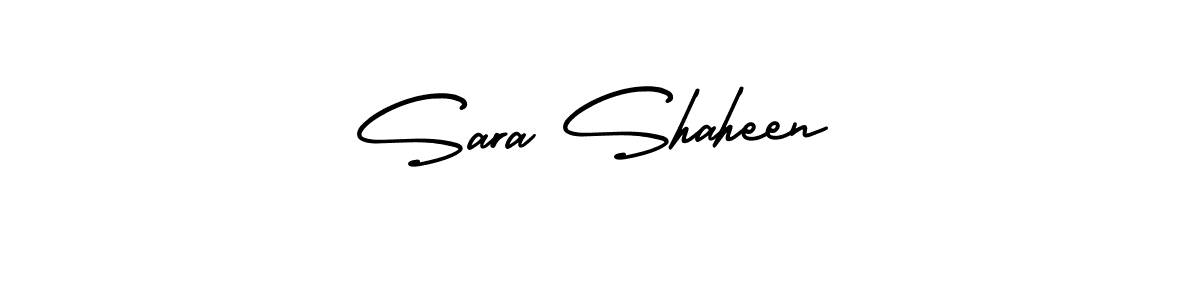 This is the best signature style for the Sara Shaheen name. Also you like these signature font (AmerikaSignatureDemo-Regular). Mix name signature. Sara Shaheen signature style 3 images and pictures png