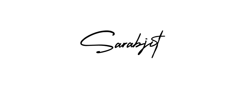Design your own signature with our free online signature maker. With this signature software, you can create a handwritten (AmerikaSignatureDemo-Regular) signature for name Sarabjit. Sarabjit signature style 3 images and pictures png