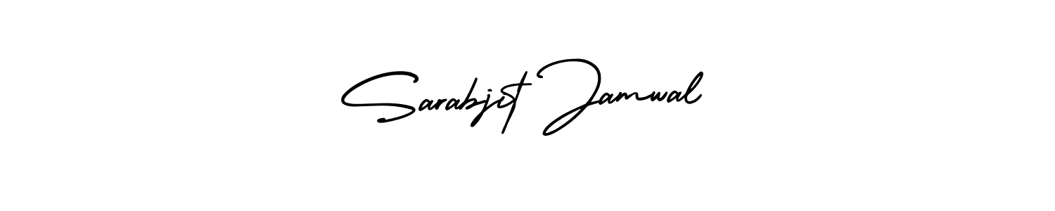 Make a beautiful signature design for name Sarabjit Jamwal. Use this online signature maker to create a handwritten signature for free. Sarabjit Jamwal signature style 3 images and pictures png