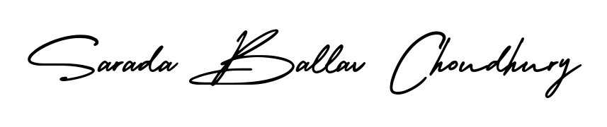 Download transparent PNG signature for name Sarada Ballav Choudhury styled with AmerikaSignatureDemo-Regular font. Ready to paste directly into PDF and Word agreements. Sarada Ballav Choudhury signature style 3 images and pictures png