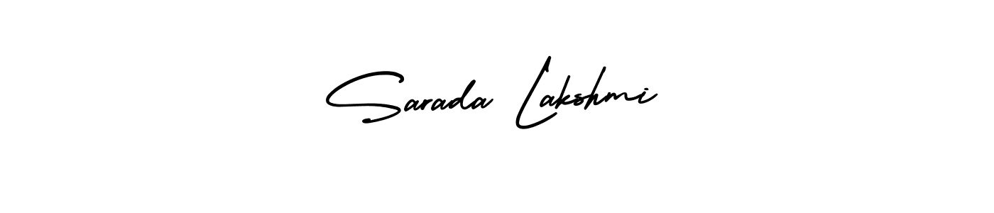 Check out images of Autograph of Sarada Lakshmi name. Actor Sarada Lakshmi Signature Style. AmerikaSignatureDemo-Regular is a professional sign style online. Sarada Lakshmi signature style 3 images and pictures png