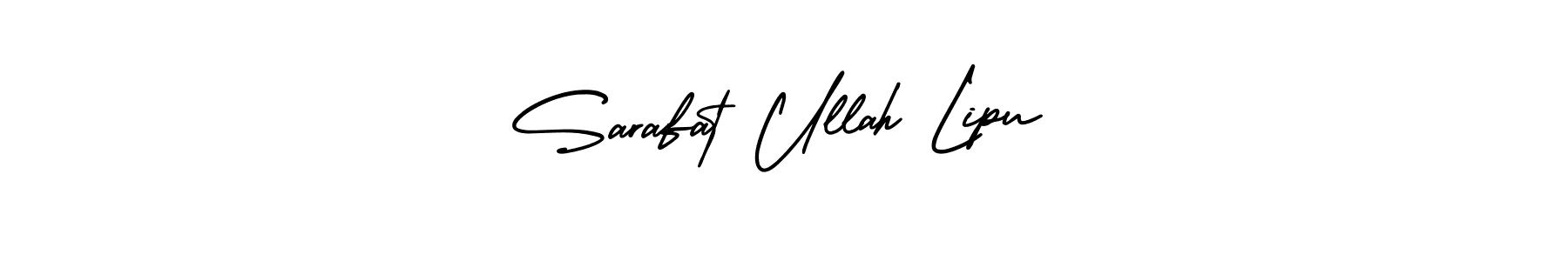 Also You can easily find your signature by using the search form. We will create Sarafat Ullah Lipu name handwritten signature images for you free of cost using AmerikaSignatureDemo-Regular sign style. Sarafat Ullah Lipu signature style 3 images and pictures png