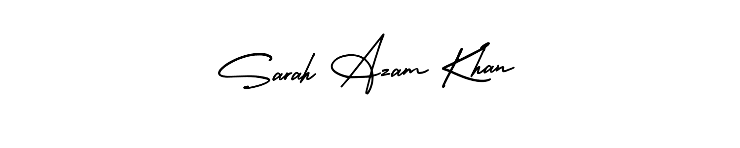 How to make Sarah Azam Khan signature? AmerikaSignatureDemo-Regular is a professional autograph style. Create handwritten signature for Sarah Azam Khan name. Sarah Azam Khan signature style 3 images and pictures png