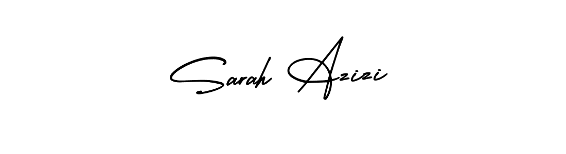 The best way (AmerikaSignatureDemo-Regular) to make a short signature is to pick only two or three words in your name. The name Sarah Azizi include a total of six letters. For converting this name. Sarah Azizi signature style 3 images and pictures png