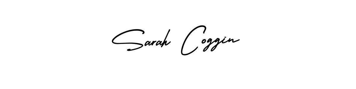 How to make Sarah Coggin name signature. Use AmerikaSignatureDemo-Regular style for creating short signs online. This is the latest handwritten sign. Sarah Coggin signature style 3 images and pictures png