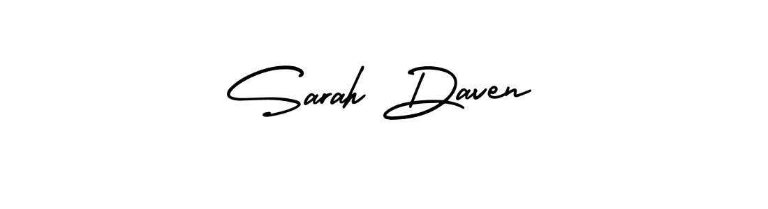 It looks lik you need a new signature style for name Sarah Daven. Design unique handwritten (AmerikaSignatureDemo-Regular) signature with our free signature maker in just a few clicks. Sarah Daven signature style 3 images and pictures png