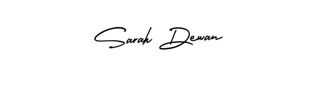 The best way (AmerikaSignatureDemo-Regular) to make a short signature is to pick only two or three words in your name. The name Sarah Dewan include a total of six letters. For converting this name. Sarah Dewan signature style 3 images and pictures png
