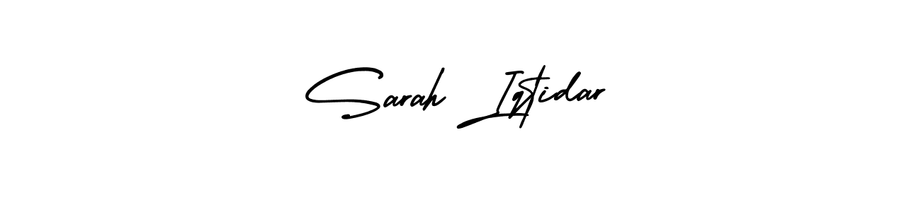 It looks lik you need a new signature style for name Sarah Iqtidar. Design unique handwritten (AmerikaSignatureDemo-Regular) signature with our free signature maker in just a few clicks. Sarah Iqtidar signature style 3 images and pictures png