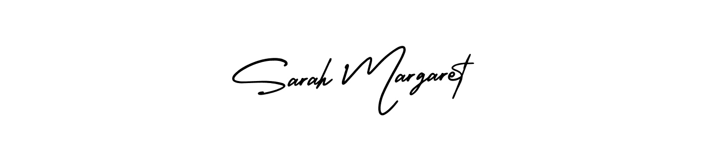 How to make Sarah Margaret signature? AmerikaSignatureDemo-Regular is a professional autograph style. Create handwritten signature for Sarah Margaret name. Sarah Margaret signature style 3 images and pictures png