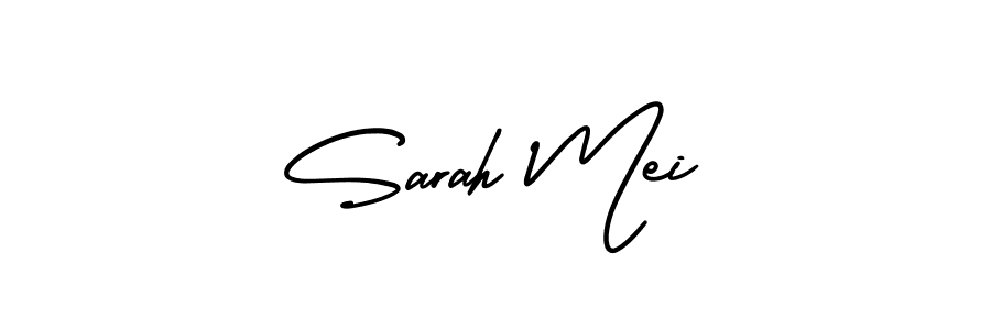 How to Draw Sarah Mei signature style? AmerikaSignatureDemo-Regular is a latest design signature styles for name Sarah Mei. Sarah Mei signature style 3 images and pictures png