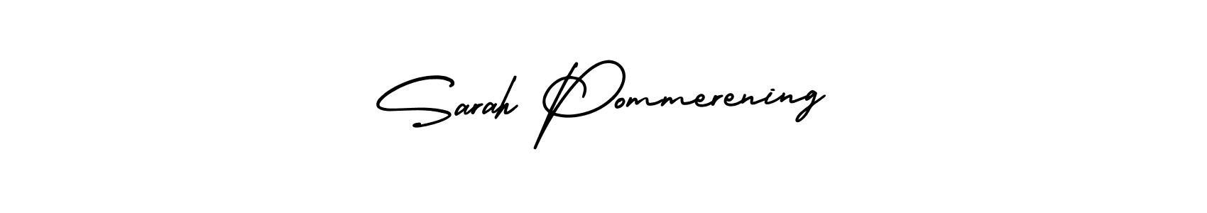 AmerikaSignatureDemo-Regular is a professional signature style that is perfect for those who want to add a touch of class to their signature. It is also a great choice for those who want to make their signature more unique. Get Sarah Pommerening name to fancy signature for free. Sarah Pommerening signature style 3 images and pictures png