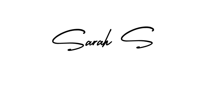 Also You can easily find your signature by using the search form. We will create Sarah S name handwritten signature images for you free of cost using AmerikaSignatureDemo-Regular sign style. Sarah S signature style 3 images and pictures png