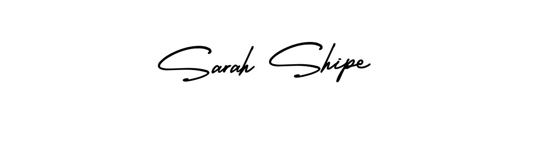 Sarah Shipe stylish signature style. Best Handwritten Sign (AmerikaSignatureDemo-Regular) for my name. Handwritten Signature Collection Ideas for my name Sarah Shipe. Sarah Shipe signature style 3 images and pictures png