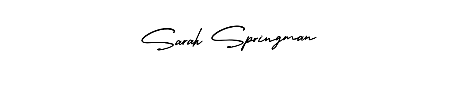 Best and Professional Signature Style for Sarah Springman. AmerikaSignatureDemo-Regular Best Signature Style Collection. Sarah Springman signature style 3 images and pictures png